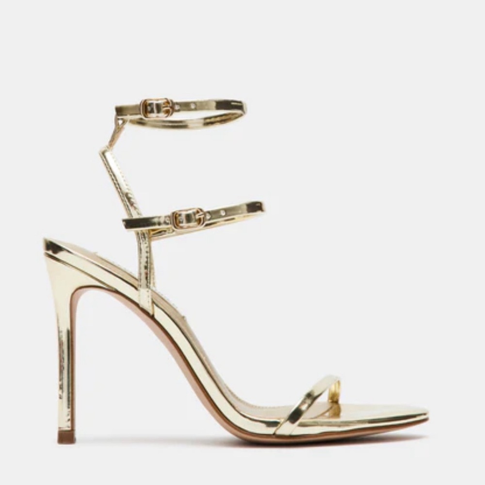Steve Madden Gold Heels Size 8